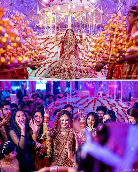 Stylish Look Girls Photoshoot Ideas For Wedding