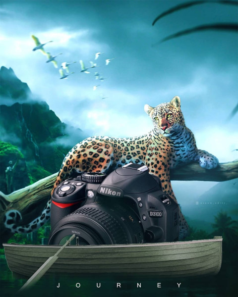 Tiger With Camera Viral Photo Editing Background Hd For Photoshop PicsArt