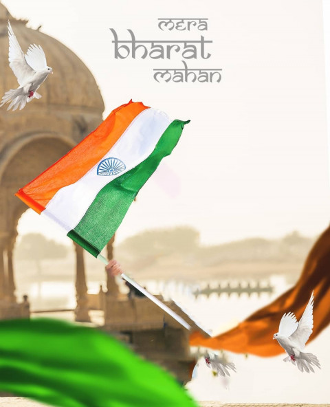 Tiranga 15 August CB PicsArt Background Download