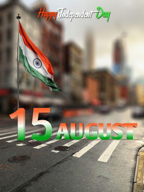 Tiranga 15 August Independence Day CB PicsArt Editing Background Free