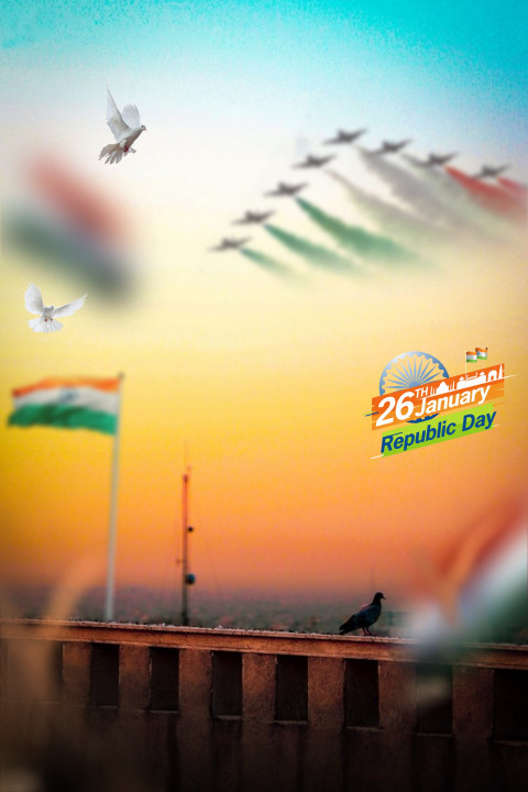 Tiranga 26 January Republic Day CB Editing Background Picsart
