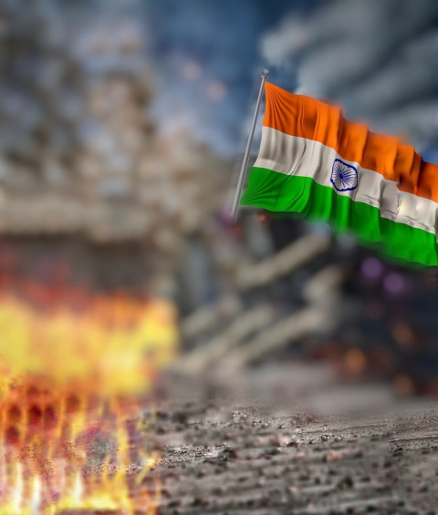 Tiranga HD Background For 15 August Photoshop Cb Editing Indian Flag