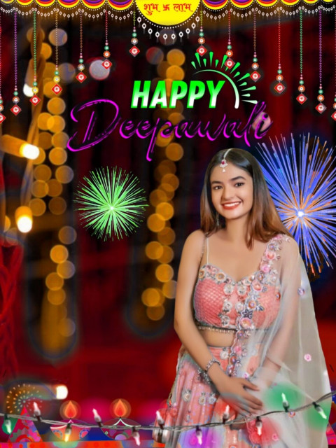 Top Latest Happy Deepawali CB Background Full HD with Girls