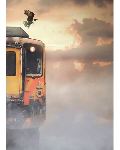 Train Poster Photo Editing Background Sony Jackson