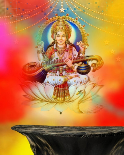 Trending Saraswati Saraswati Mata Photo Editing Background