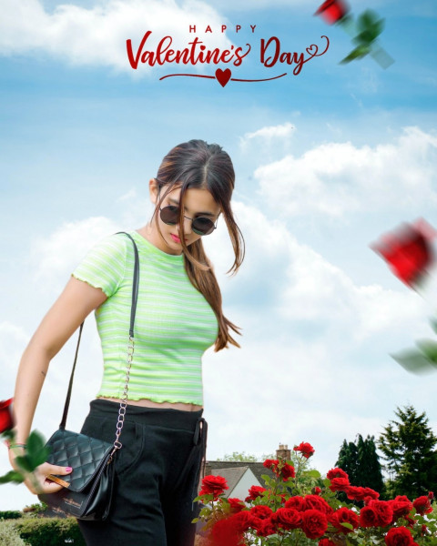 Trending Valentine Day Background For Editing With Girls Picsart Images