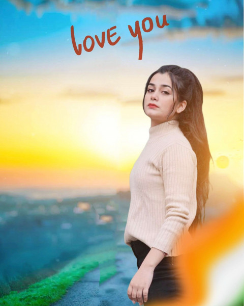 Valentine Day Background For Picsart & Photoshop Editing With Girl HD
