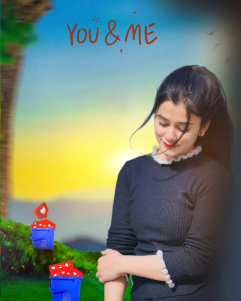 Valentine Day Background For Picsart & Photoshop Editing With Girl New