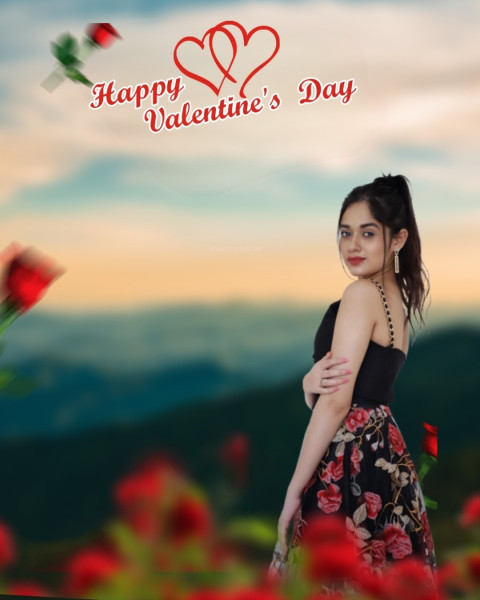 Valentine Day CB Photo Editing Girls Background