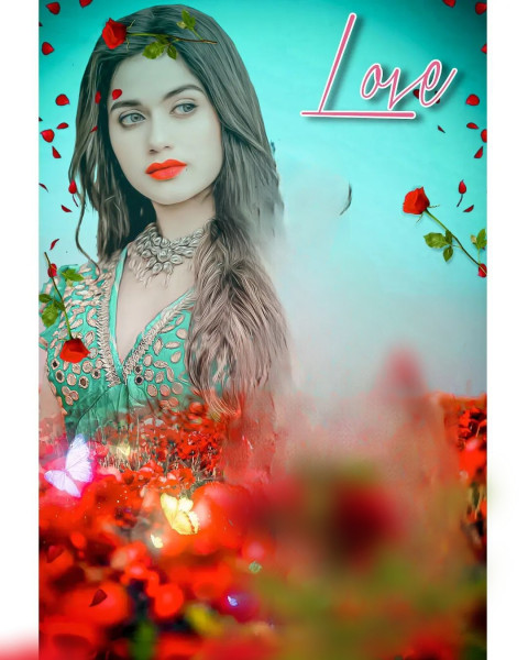 Valentine Day Love Editing CB Girl New Background