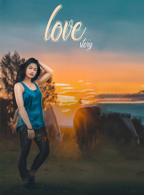 Valentine Day Special Photo Editing Background With Love Girl Cb