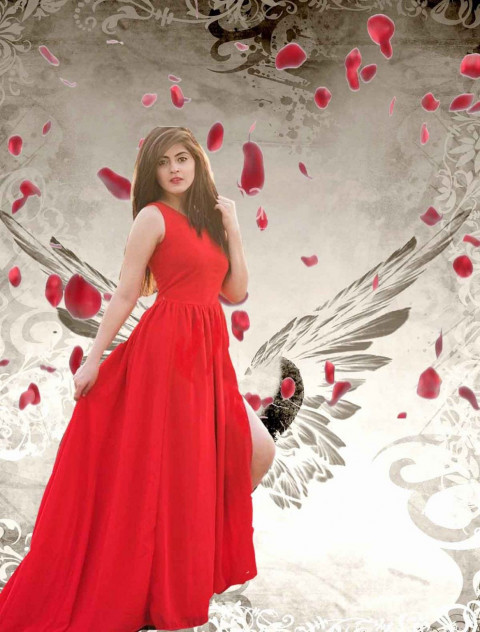 Valentine Day Special Photo Editing Background With Love Girl Cb