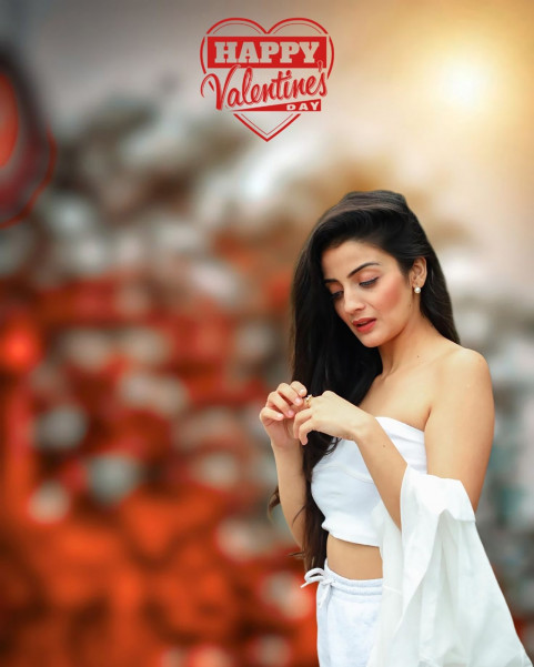 Valentine's Day CB Background For Editing With Girls Picsart Photo