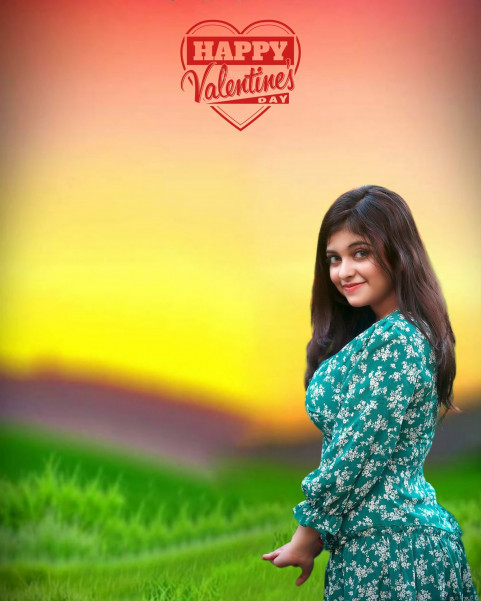Valentine's Day CB Background For Editing With Girls Picsart Photo