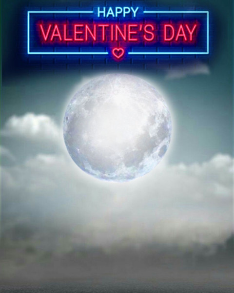 Valentine's Day Photo Editing Background For Picsart & Photoshop