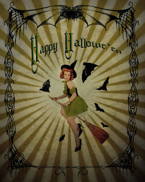 Vintage Halloween Dp For Mobile Wallpapers