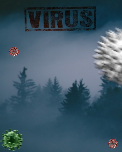 Viral Editing Corona Virus Background HD