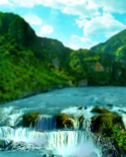 Waterfall Nature Editing Background For CB Picsart Photos