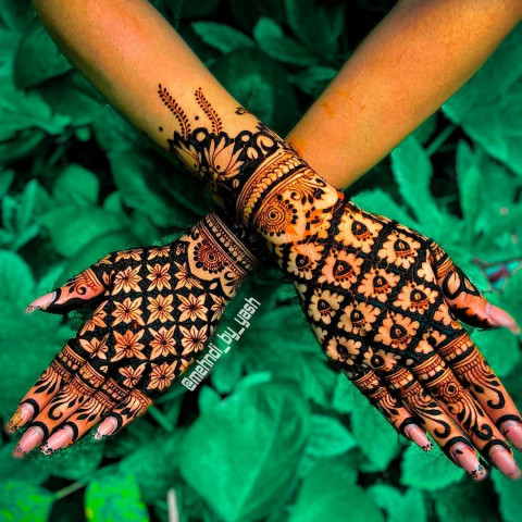 Wedding Bridal Mehndi Design Wallpaper Pics Download