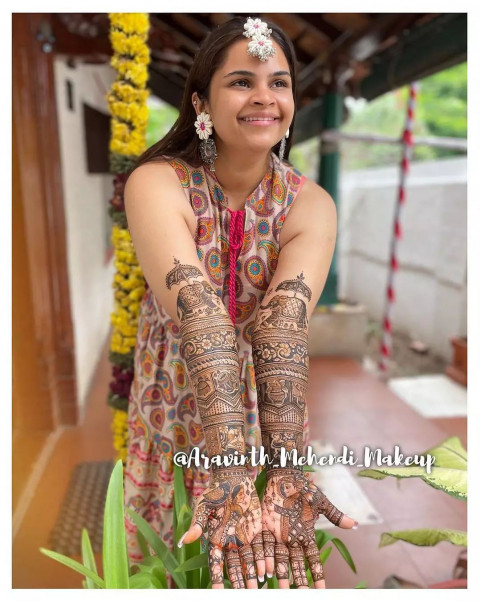 Wedding Bridal Mehndi Design Wallpaper Pics Download