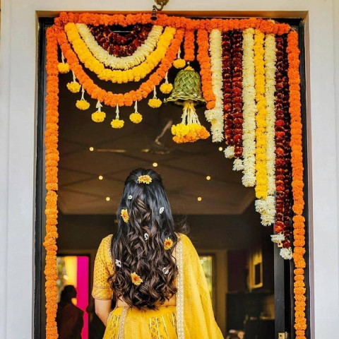 Wedding Haldi Images HD Wallpaper For Girls