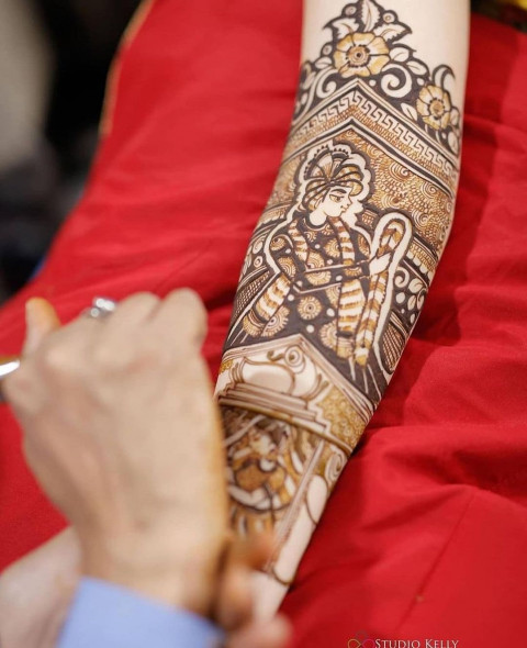 Wedding Mehandi Design Full Hand Pictures For Dulhan