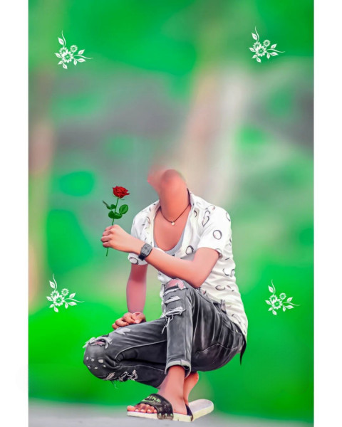Without Head Sitting Boy CB Editing Background