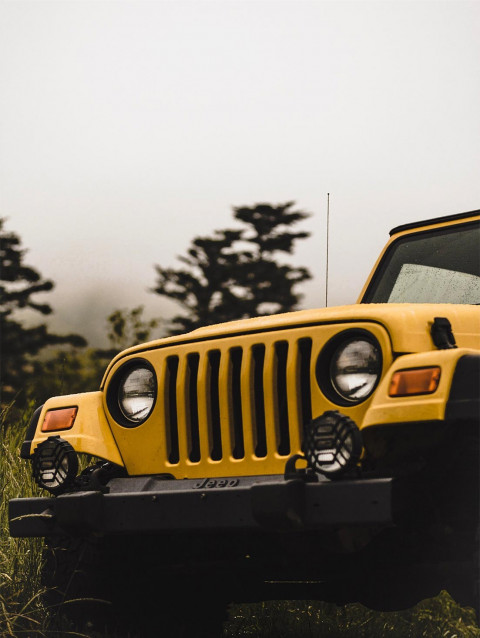 Yellow Jeep Picsart Background Free Stock Images HD
