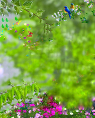 Birds PicsArt HD Background For Photoshop Photo Editing | OyePhoto